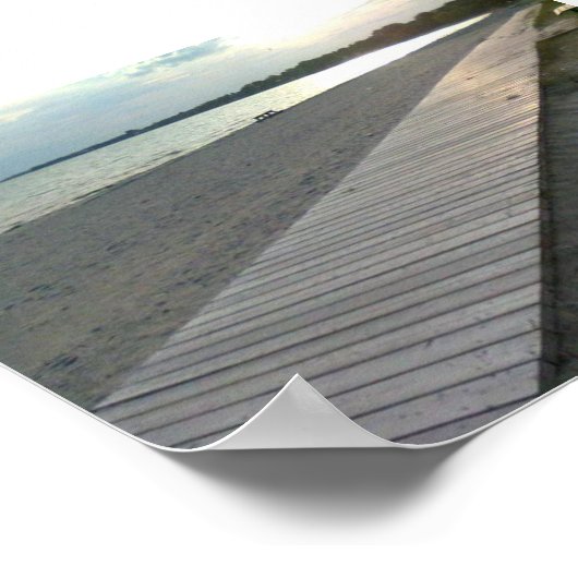 Op het strand poster (Hoek)