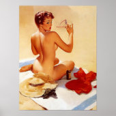 Op het strand poster (Voorkant)