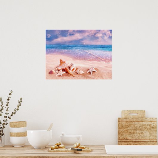 Op het strand poster (Keuken)