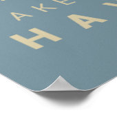 Op het strand - regels van het winkelcentrum poster (Hoek)