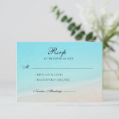 Op het strand rsvp (Staand voorkant)