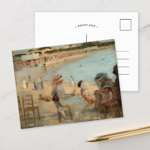 Op het strand Rupert Bunny Briefkaart