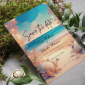 Op het strand Save the date