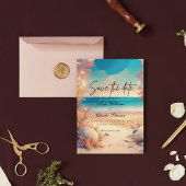 Op het strand Save the date