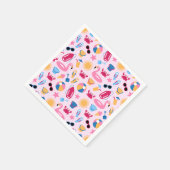 Op het strand servet (Hoek)