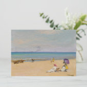 Op het strand | Sir John Lavery (Staand voorkant)