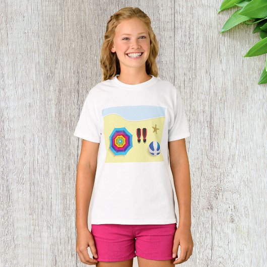 Op het strand t-shirt