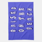 op het strand theedoek (Verticaal)