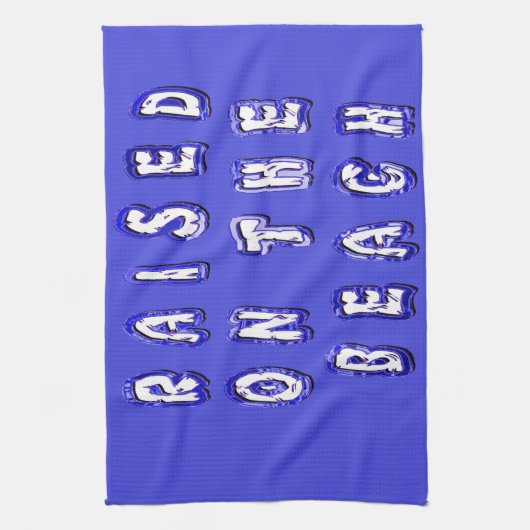 op het strand theedoek (Verticaal)