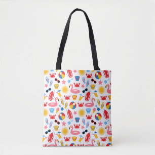 Op het strand tote bag