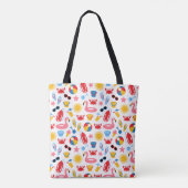 Op het strand tote bag (Achterkant)