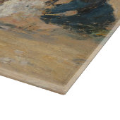 Op het strand Trouville 1887 door Eugene Boudin Snijplank (Hoek)