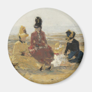 Op het strand, Trouville 1887 Magneet