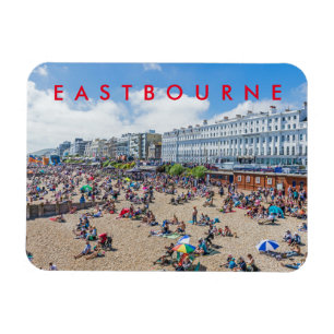 Op het strand van Eastbourne fridge magnet Magneet