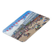 Op het strand van Eastbourne fridge magnet Magneet (Linkerzijde)