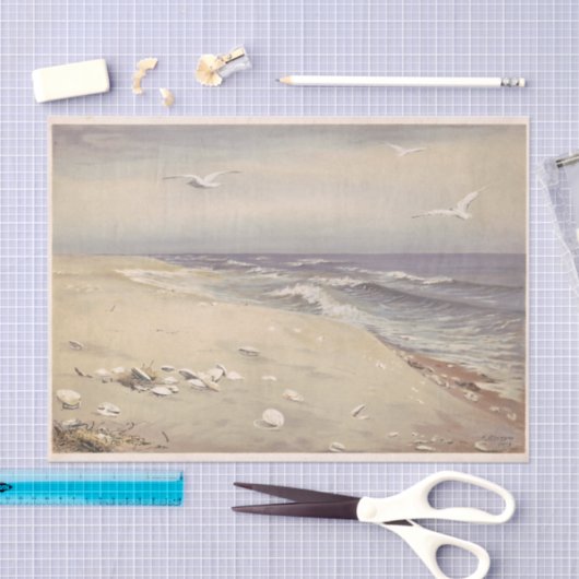 Op het strand van Fidelia Bridges Tissuepapier (Craft)