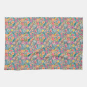 Op het strand verdwijnt al het andere theedoek (Horizontaal)