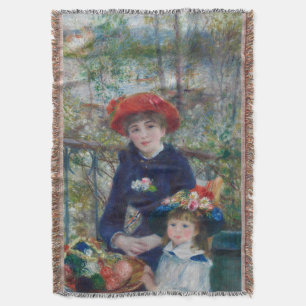 Op het terras, Impressionistisch Portret, Renoir Deken