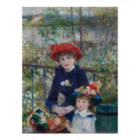 Op het terras, Impressionistisch Portret, Renoir