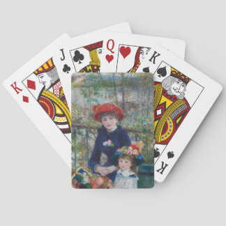 Op het terras, Impressionistisch Portret, Renoir Pokerkaarten