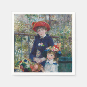 Op het terras, Impressionistisch Portret, Renoir Servet