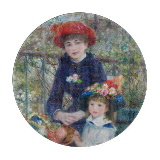 Op het terras, Impressionistisch Portret, Renoir Snijplank