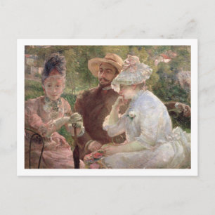 Op het terras in Sevres, 1880 (olie op canvas) Briefkaart