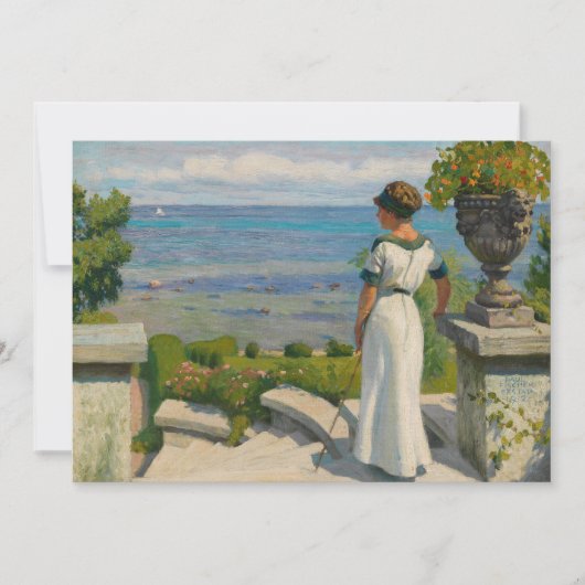 Op het terras | Paul Fischer (Voorkant)