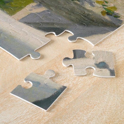 Op het terras | Paul Fischer Legpuzzel (Zijkant)