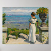 Op het terras | Paul Fischer Poster (Voorkant)