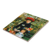 Op het Terras van Renoir Tegeltje (Zijkant)