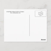 Op het terrein briefkaart (Achterkant)