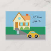 Op het thuisadres contactkaartje (Achterkant)