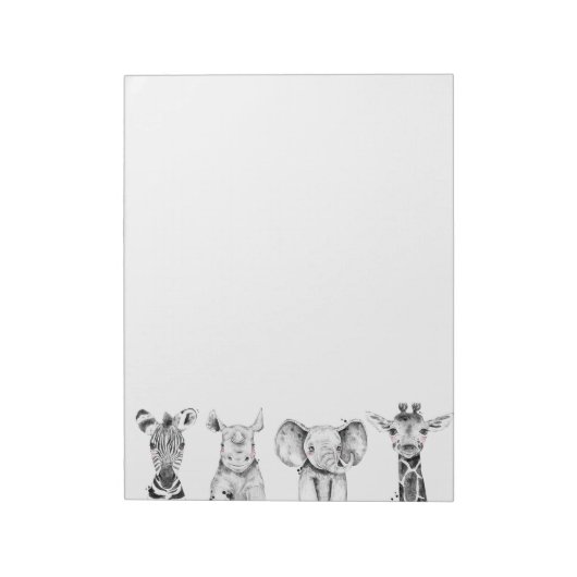 Op het toetsenbord van de dierentuin notitieblok (Linkerzijde)