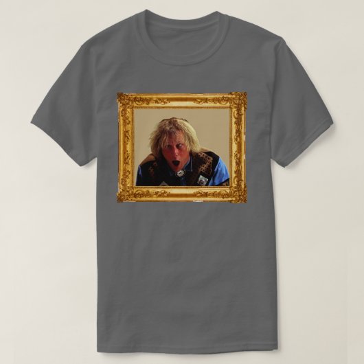 Op het toilet is kunst t-shirt (Design voorkant)