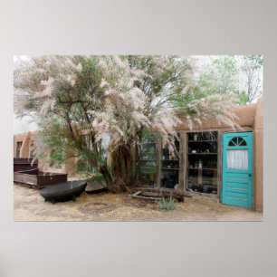 Op het traject Turquoise Poster