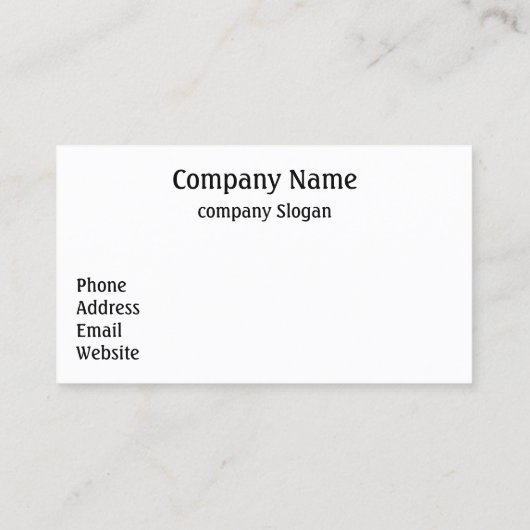 Op het Visitekaartje over de weg (Achterkant)