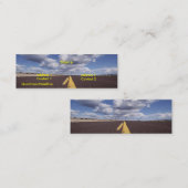 Op het Visitekaartje over de weg (Voorkant / Achterkant)