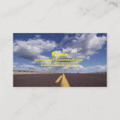 Op het Visitekaartje over de weg (Achterkant)