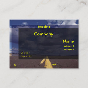 Op het Visitekaartje over de weg