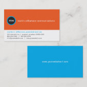 Op het Visitekaartje ter plekke (Voorkant / Achterkant)