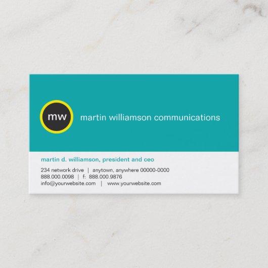 Op het Visitekaartje ter plekke (Voorkant)