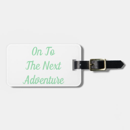 Op het volgende Bagagelabel van het Avontuur (Voorkant horizontaal)