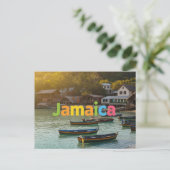 Op het water in Jamaica Briefkaart (Staand voorkant)