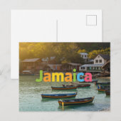 Op het water in Jamaica Briefkaart (Voorkant / Achterkant)
