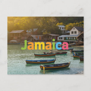 Op het water in Jamaica Briefkaart