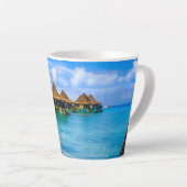 Op het water wonen latte mok (Rechterhoek)