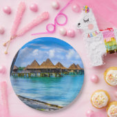 Op het water wonen papieren bordje (Feest)