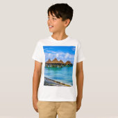 Op het water wonen t-shirt (Voorkant volledig)