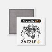 Op het WEB gemaakt Magneet (Voorkant / Achterkant)